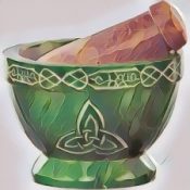 Kitchen Witch: Mortar and Pestle