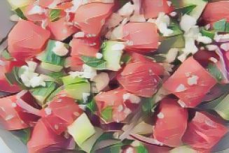 Summer Solstice, Watermelon & Feta Salad