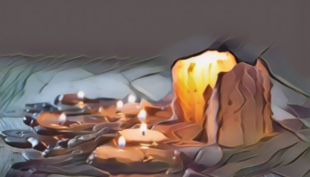 Candle Burning to a Puddle