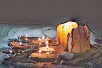 Candle Burning to a Puddle