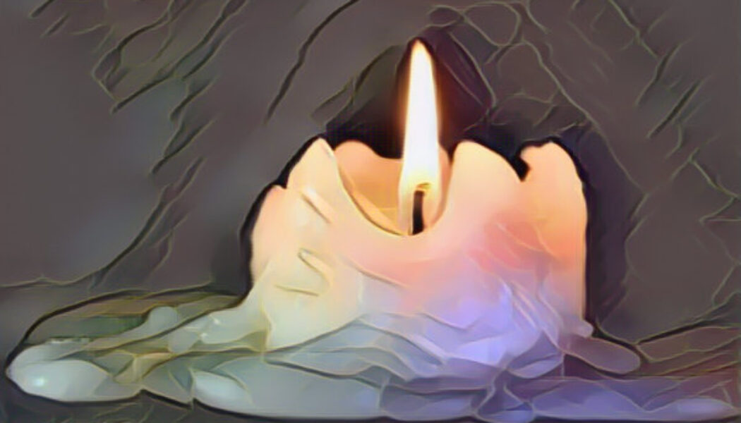 Signs from candle-burning