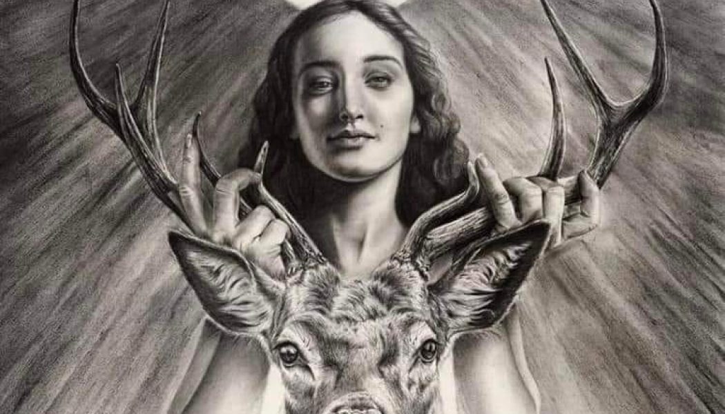 The Ancient Midwinter Deer-Mother Goddess.