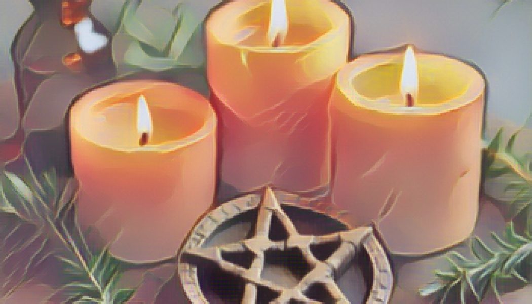 Three Candle Joy Spell