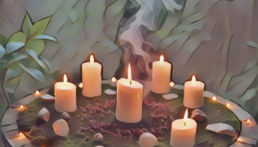 A Solitary Pagan Witch Healing Spell
