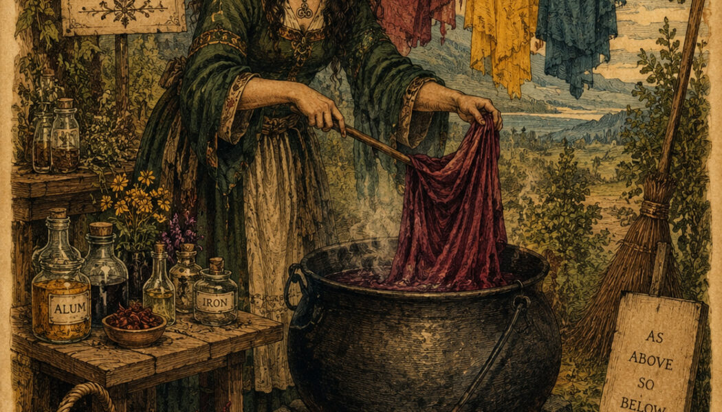 The Old Ways of Dyeing Fabric in Paganism and Witchcraft