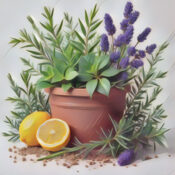 Herbal Pot-Pourris: Herb Garden Harvest