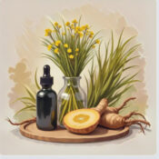 Orris Root and Oil Mixture