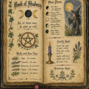 A Book of Shadows in Witchcraft