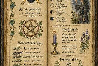 A Book of Shadows in Witchcraft
