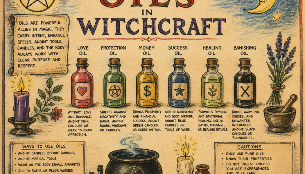 Oils in Witchcraft