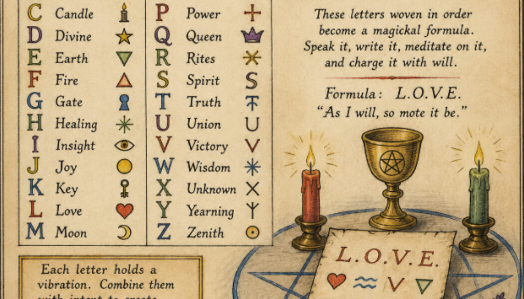 Alphabet Magick: The Mystical Power of Letters