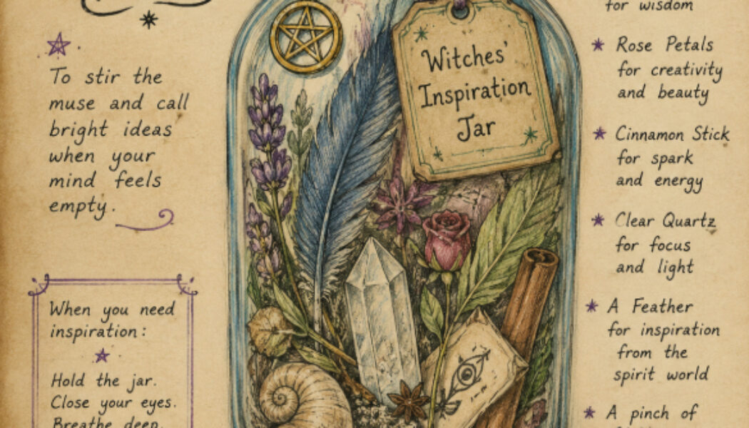 The Uses and Benefits of a Witches’ Inspiration Jar
