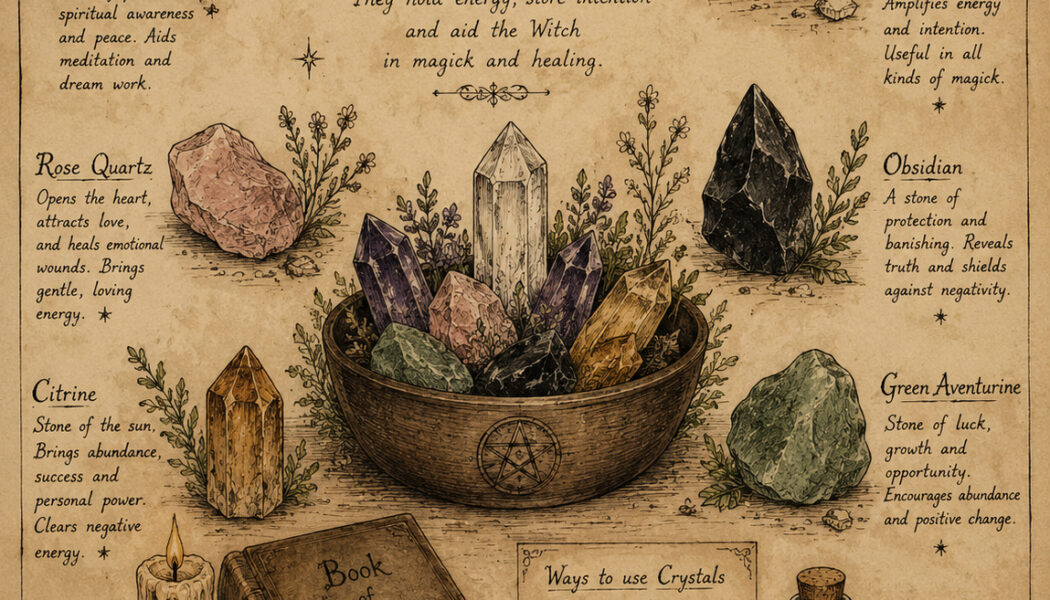 Crystals and Their Place in Paganism and Witchcraft