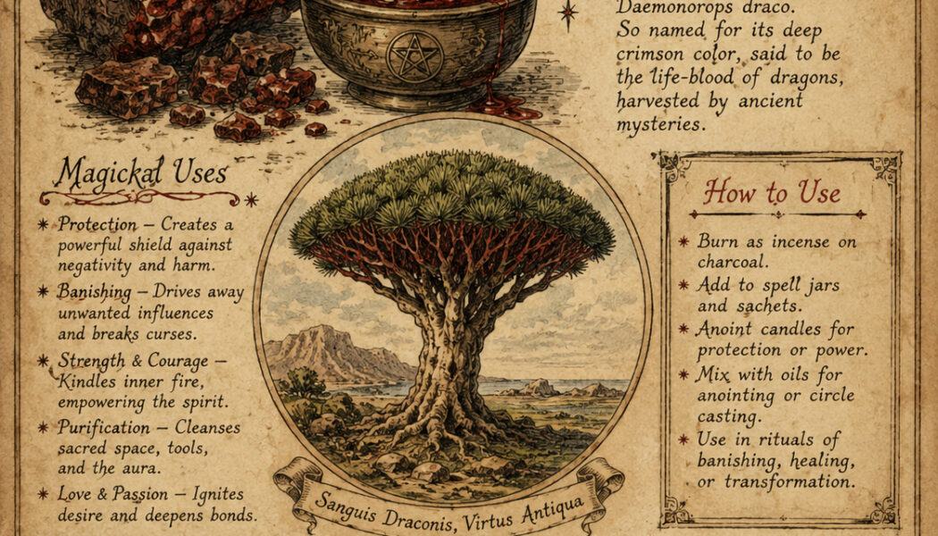 Dragon’s Blood: Its Place in Paganism and Witchcraft