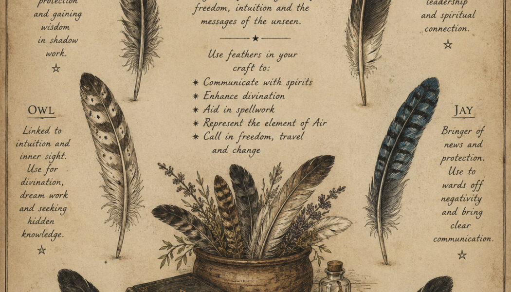 Feathers and Their Place in Paganism & Witchcraft