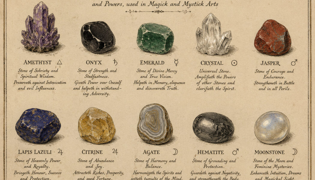 Magick Stones and Their Place in Paganism and Witchcraft