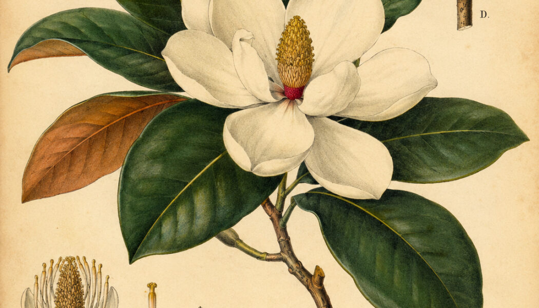 Evergreen Magnolia: A Sacred Tree of Beauty, Strength, and Spiritual Renewal