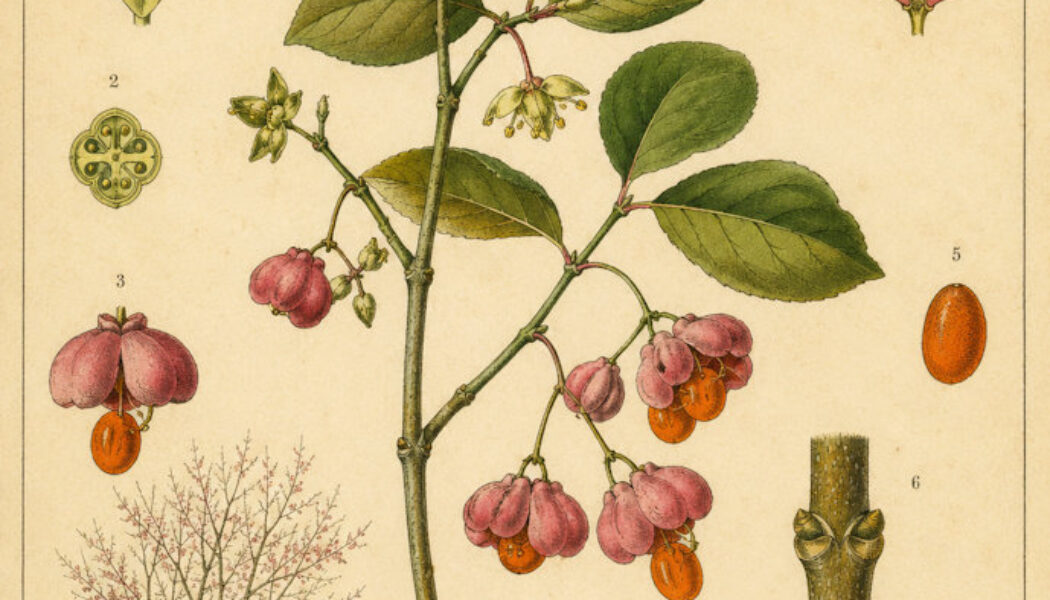 Fusain: The Spindle Tree in Paganism and Witchcraft